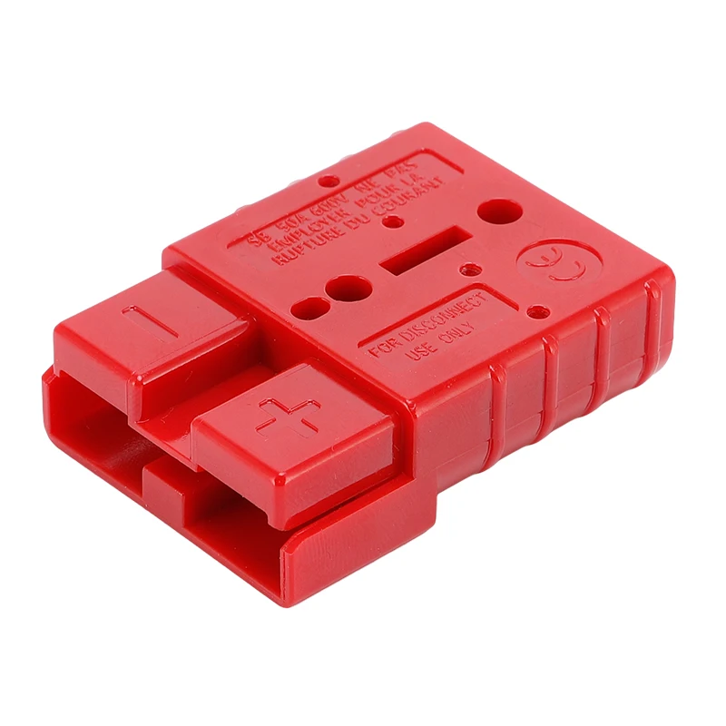 Kit de Conectores de Batería de 50A, 1/2/4 Piezas, Conector Rápido de 600V para Carga de Baterías de Carretillas Elevadoras, Cables Eléctricos y Terminales
