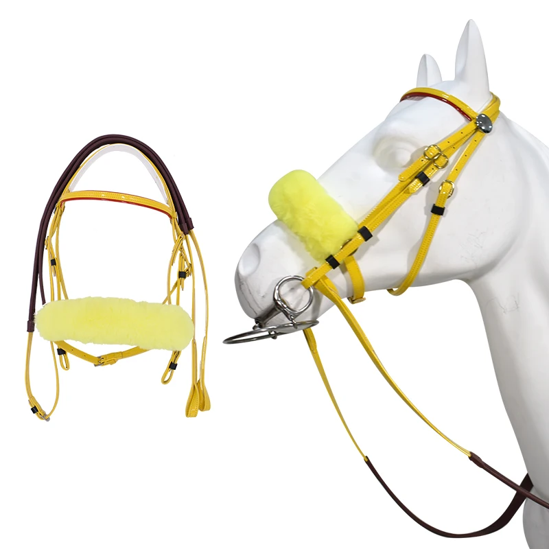 

Equestrian Equipment Bridle Water Leash Harness Supplies Plus Hair Protection Horse Racing Leash Reins