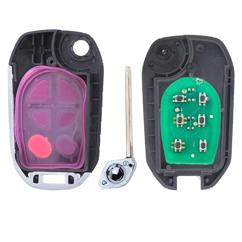 KEYECU 6 Buttons 315MHz for Toyota Sienna 2004 2005 2006 2007 2008 - 2018 Auto Modified Flip Remote Control Key Fob GQ43VT20T