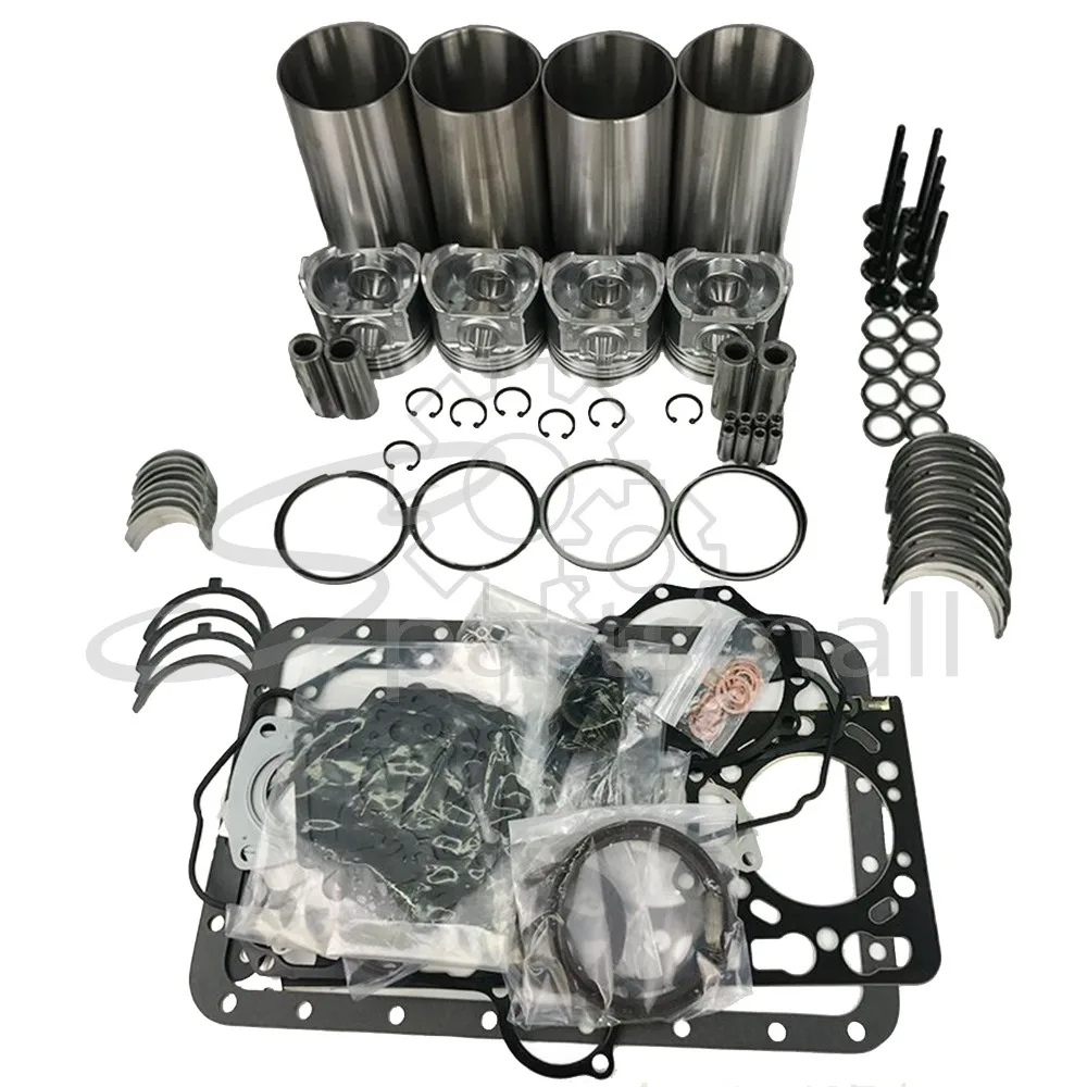 For Cummins B3.3 Engine Excavator Loader Overhaul Rebuild Kit with Piston