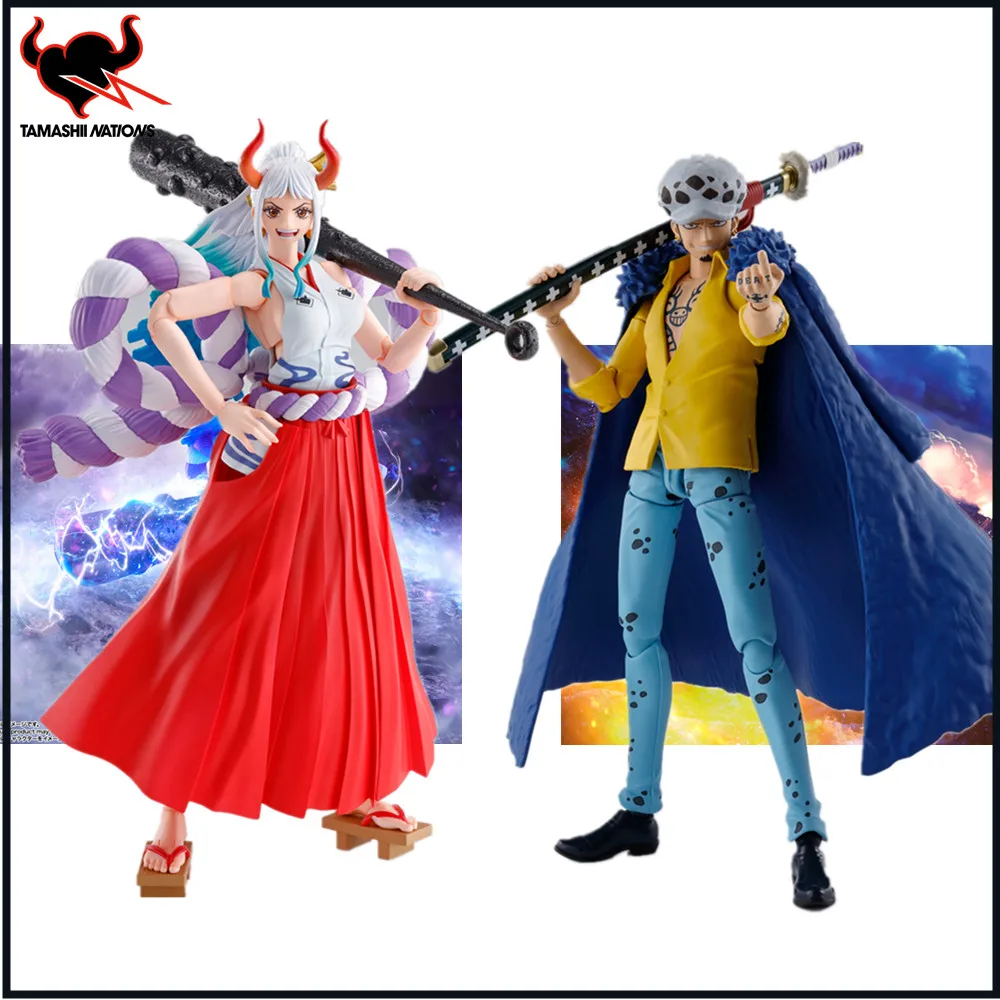 

In Stock Original Anime One Piece S.H.Figuarts TRAFALGAR.LAW YAMATO The Raid on Onigashima PVC Action Figure SHF Toys Collector