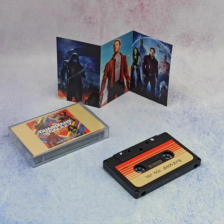 อะนิเมะผู้ปกครองของ Galaxy Star-Lord Groot Raccoon เพลงเทปคอสเพลย์เทปเพลงประกอบกล่องรถ Walkman เทป Prop ของขวัญ