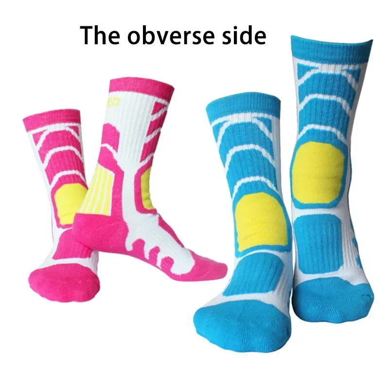 Girls Children Ski Socks Winter Outdoor Sports Thickened Insulation Cycling Sock Breathable Comfortable Snowboard Socks for Boys