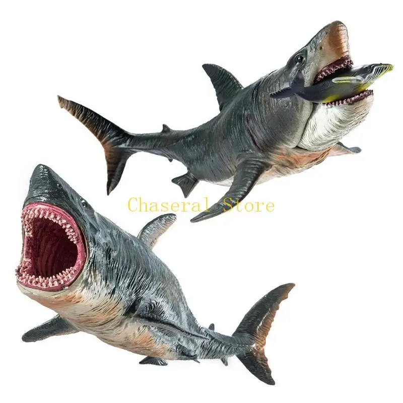 E7CE Action Figure Gag Regalo per bambini e adulti Realistico Oceano Megalodon Bambini Bomboniere Giocattoli Forniture creative