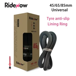 Ridenow Vacuum Tire Safety Lining Rubber Ring 28c-38c Anti-trip Ring Universal 45/65/85mm Aluminum Alloy Air Nozzle