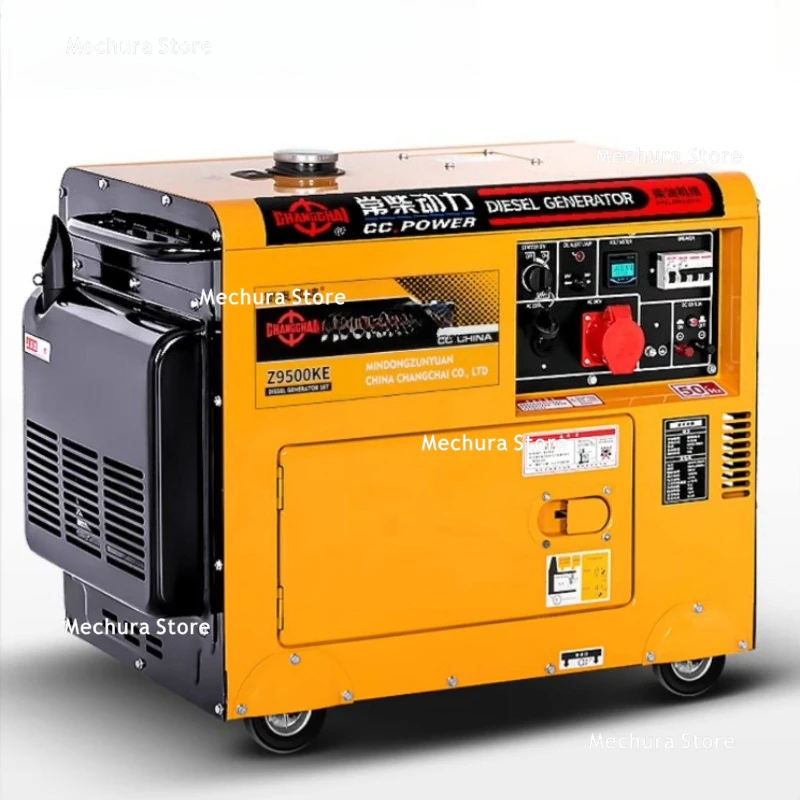 Home Diesel Generator – 5/6/8/10/12KW, Single Phase 220V & Three Phase 380V, Reliable Backup Power for Your Family! JT60