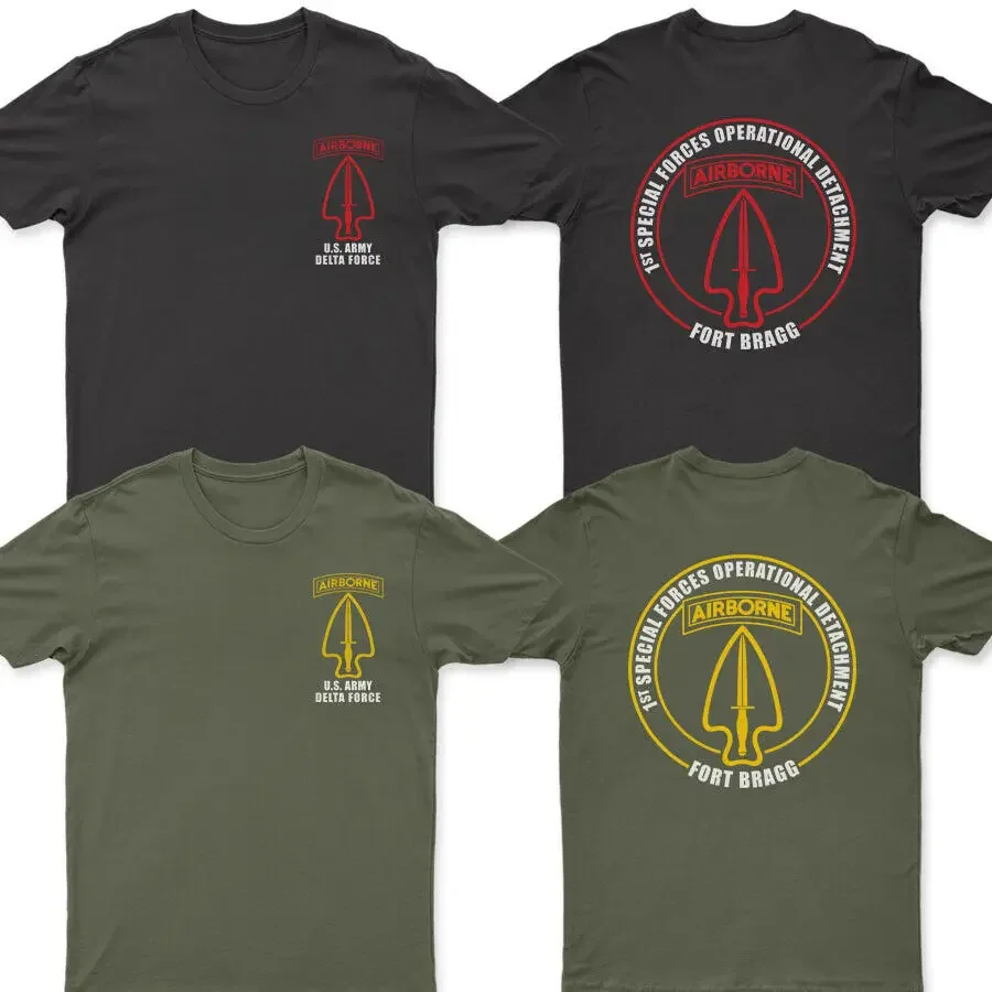 Delta Force 1st Special Forces Operational Detachment (SFOD-D) T-Shirt. Summer Cotton O-Neck Short Sleeve Mens T Shirt New S-3XL