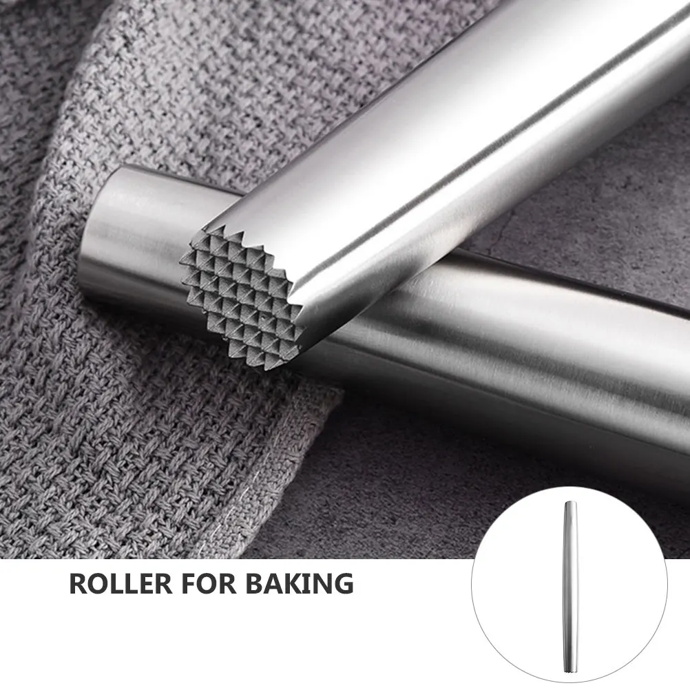

Rolling Pin Crushable for Baking Lightweight Stick New Scale Stainless Steel Kitchen Tool Ideal Cookies Pie Pasta