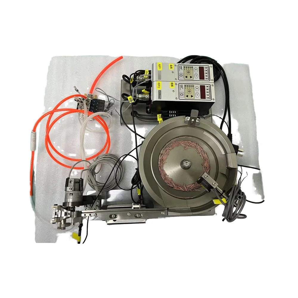Han Run Customized Automatic Orienting 220V Vibrating Bowl Feeder Metal Screw Core Motor PLC Efficient Vibration 0.2KW 23kg
