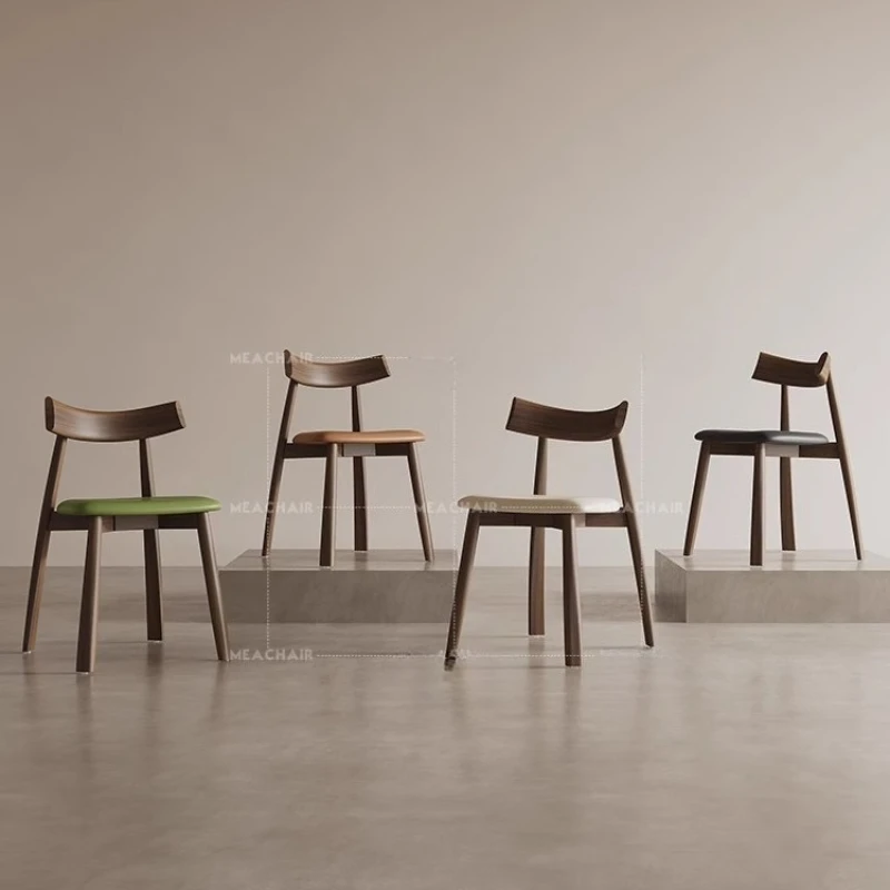 

Vintage Fashion Dining Chair Designer High Quality Unusual Aesthetics Waiting Restaurant Chairs Comfy Muebles Home Furniture