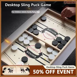 Fast Sling Puck Game, Double Battle Desktop Winner Board Games, Slingshot Table Hockey Toys, Parent-Child Interactive Table Toy