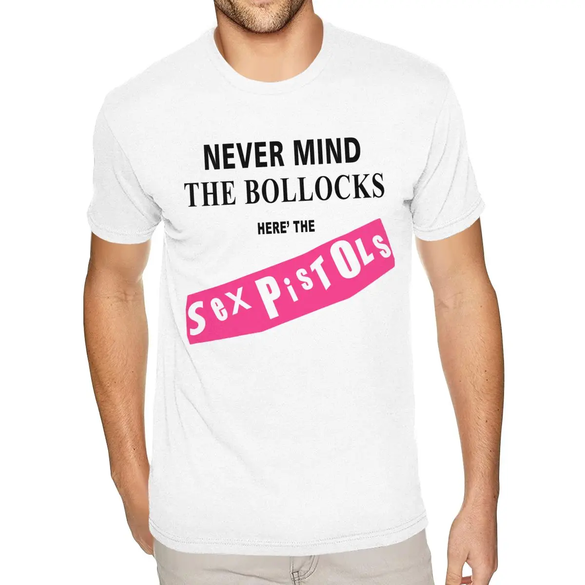 Sex Pistols Never Mind The Bollocks T Shirt Adult 80S Hip Hop Tee for Men Short Sleeve Low Price Brand Apparel