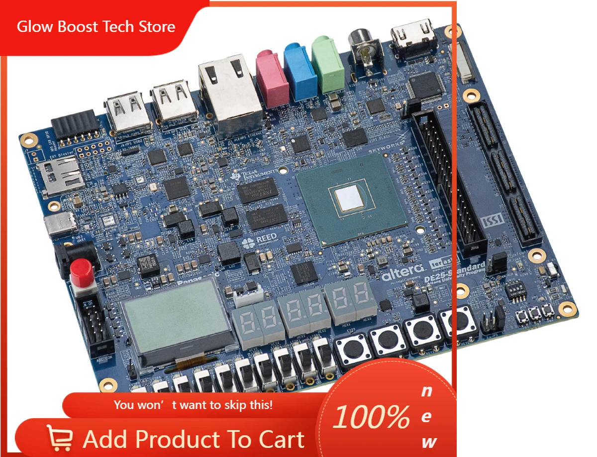 

NYAltera DE25-Standard: Agilex 5 SoC FPGA Dev Kit with 138K Logic Elements, 1GB DDR4 & MIPI CSI/DSI