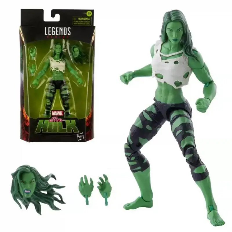 Hasbro Marvel Legends Series The Avengers 6-inch Scale She-Hulk Action Figure Toy with 3 Accessories Gift