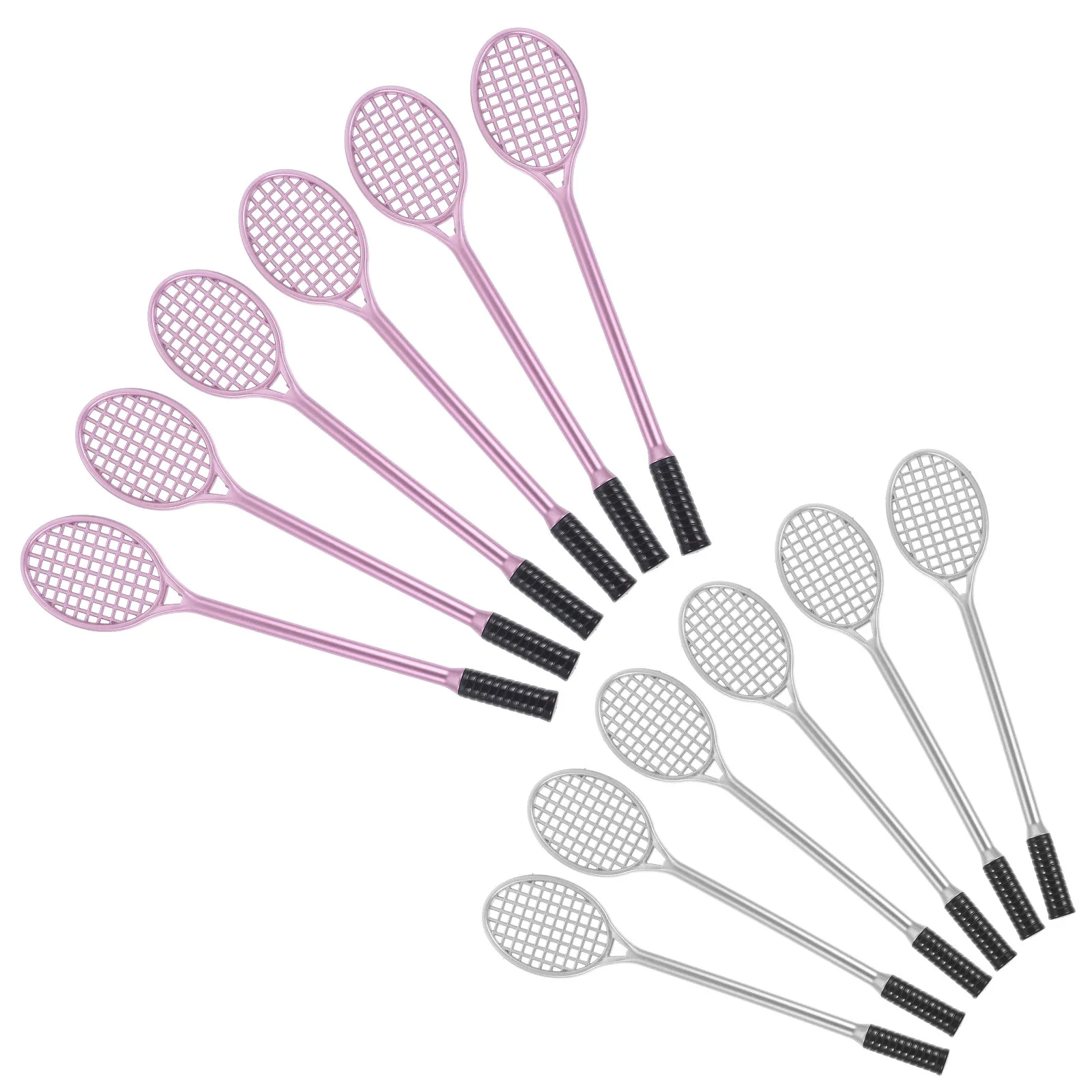 12Pcs Gel Pen Cartoon Gel Ink Pen Racket Style Cute Stationery Gift Bulk for Students School Office Cute Pens for Girls