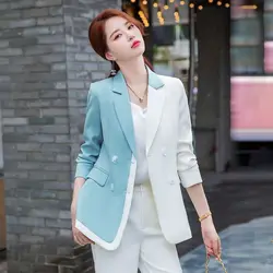 4-B3  Suit for women Spring and Autumn design niche 2021 autumn new le professional suit jacket