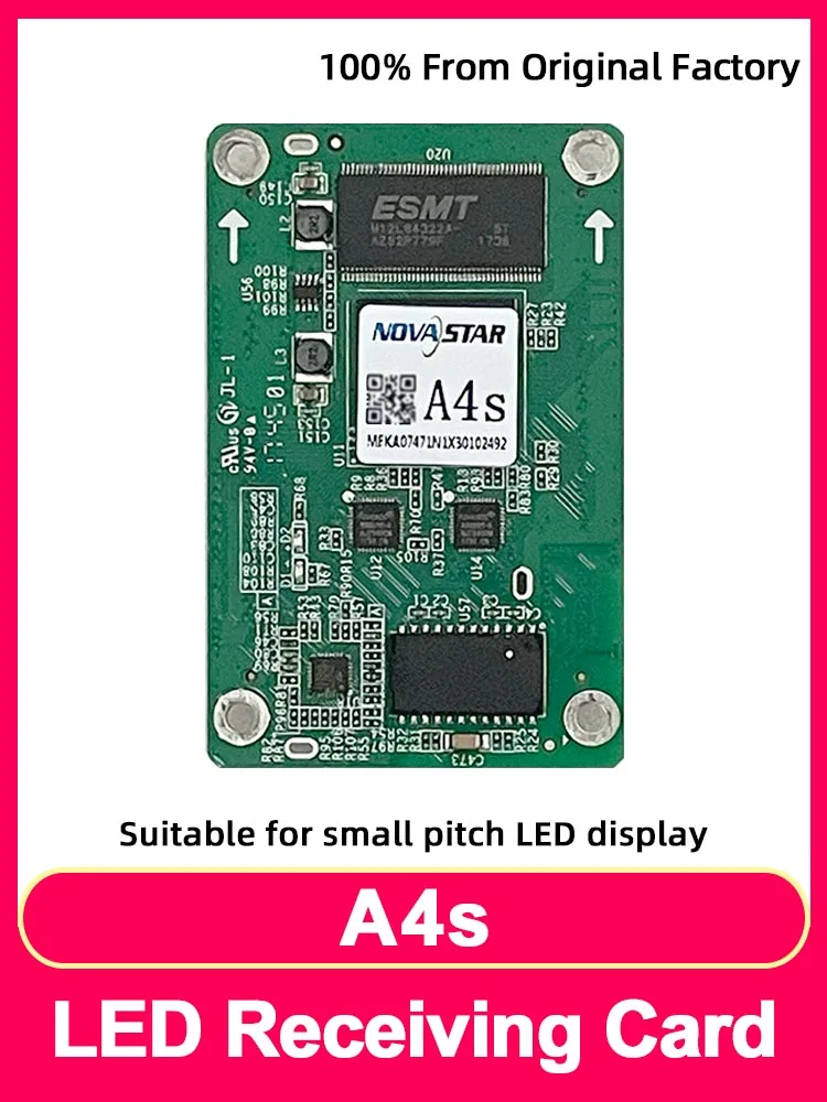 Novastar A4s Full Color LED Display Receiving Card For Indoor Small Spacing HD LED Screen Synchronous Video Control Card