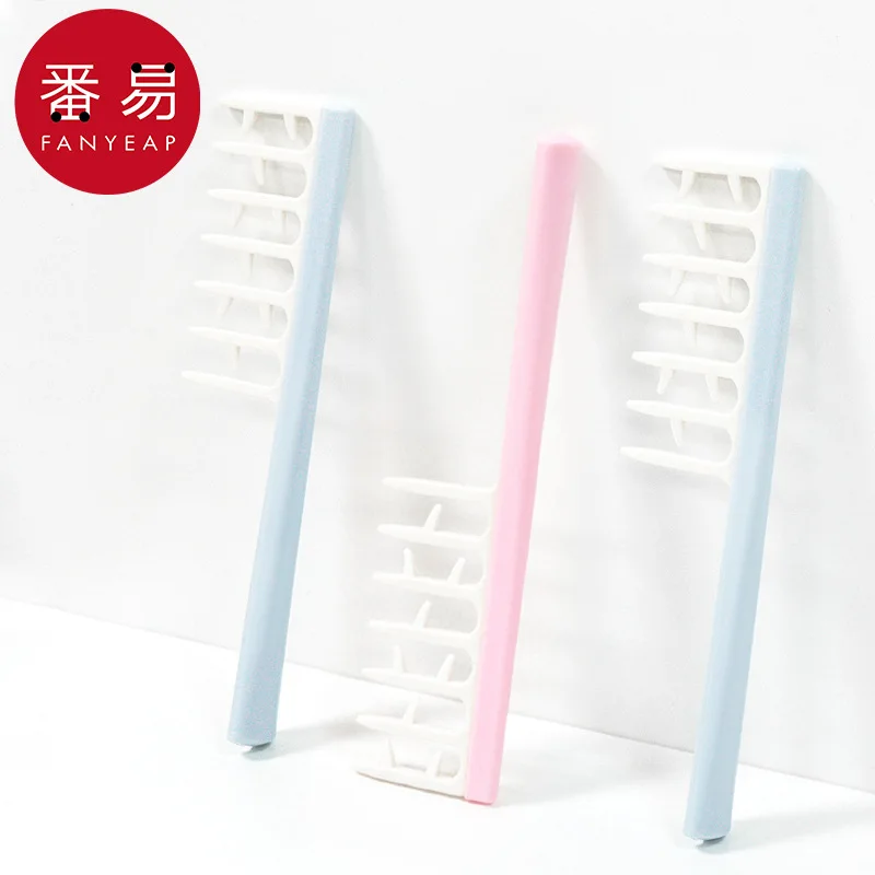 Comb/Big Tooth B1P49-Big Tooth Curly Hair Comb Hair Root Comb Seam Wide Tooth Comb Styling Comb Special for Hairdressing