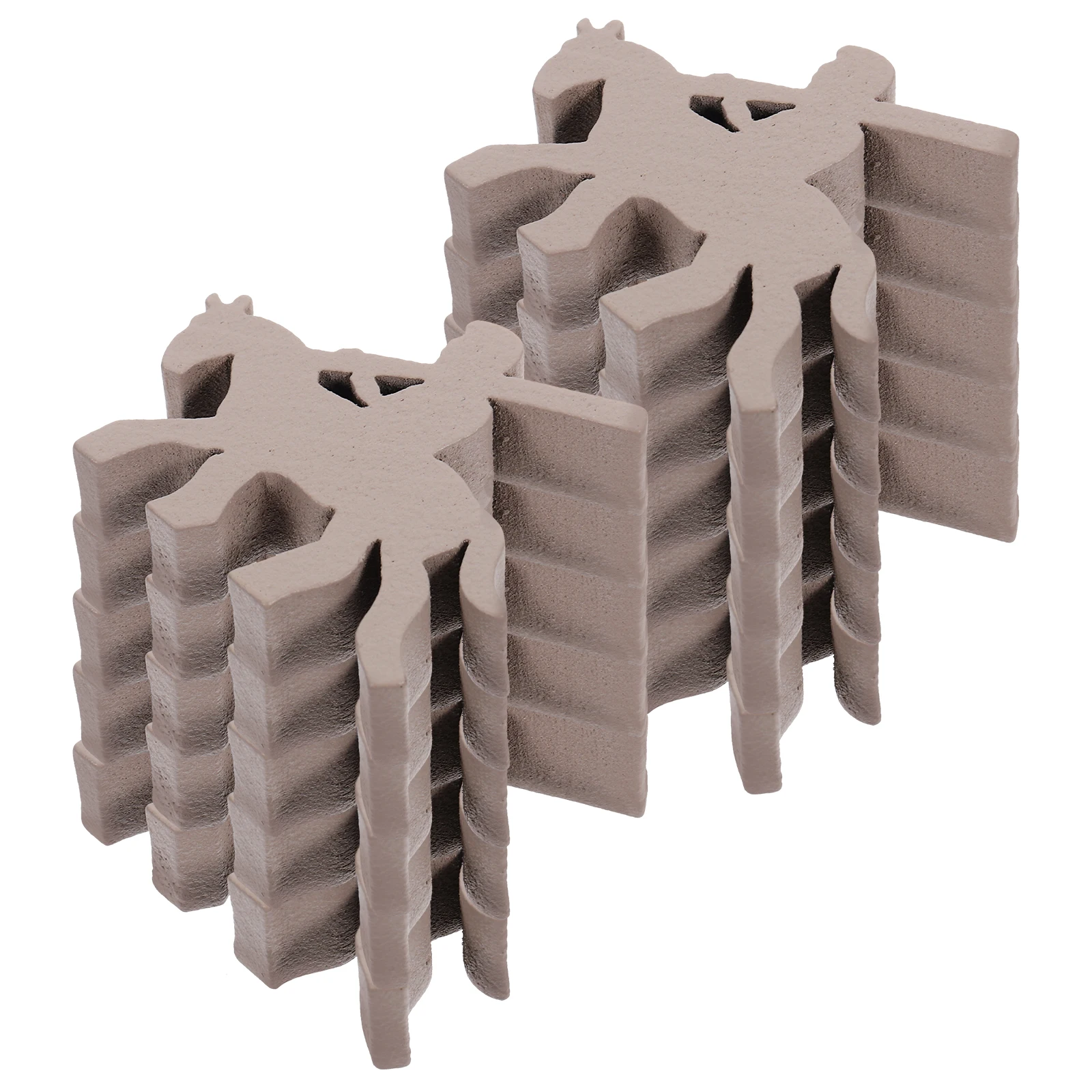 

10pcs Wood Chess Pieces Smooth Replacement Accessories for Board Game Toys Intellectual Thinking Logical Ability