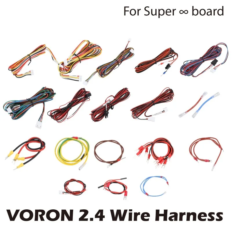 Go! Super Wiring Harness For Quick And Safe Build Of Voron 2.4 Trident 3D Printer(Z-axis Motor Cable Not Included)