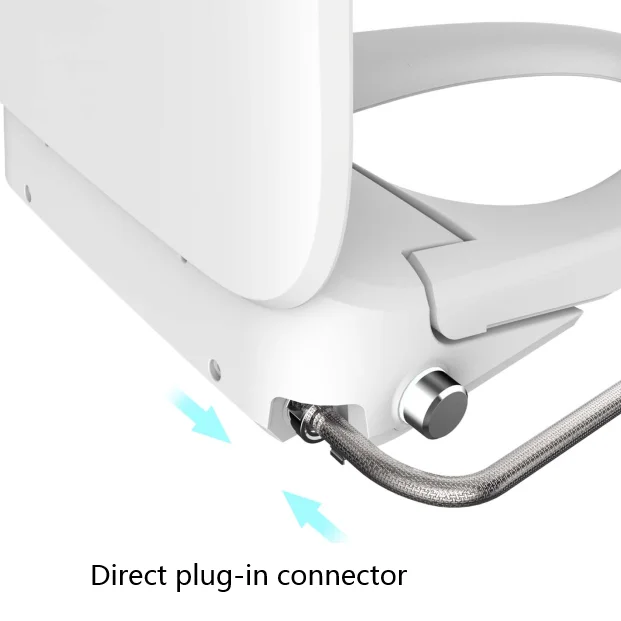 CUPC نموذج جديد فوري دافئ تلقائي نظيف مقعد المرحاض الذكي غطاء مقعد المرحاض الأمريكي الكهربائي #5
