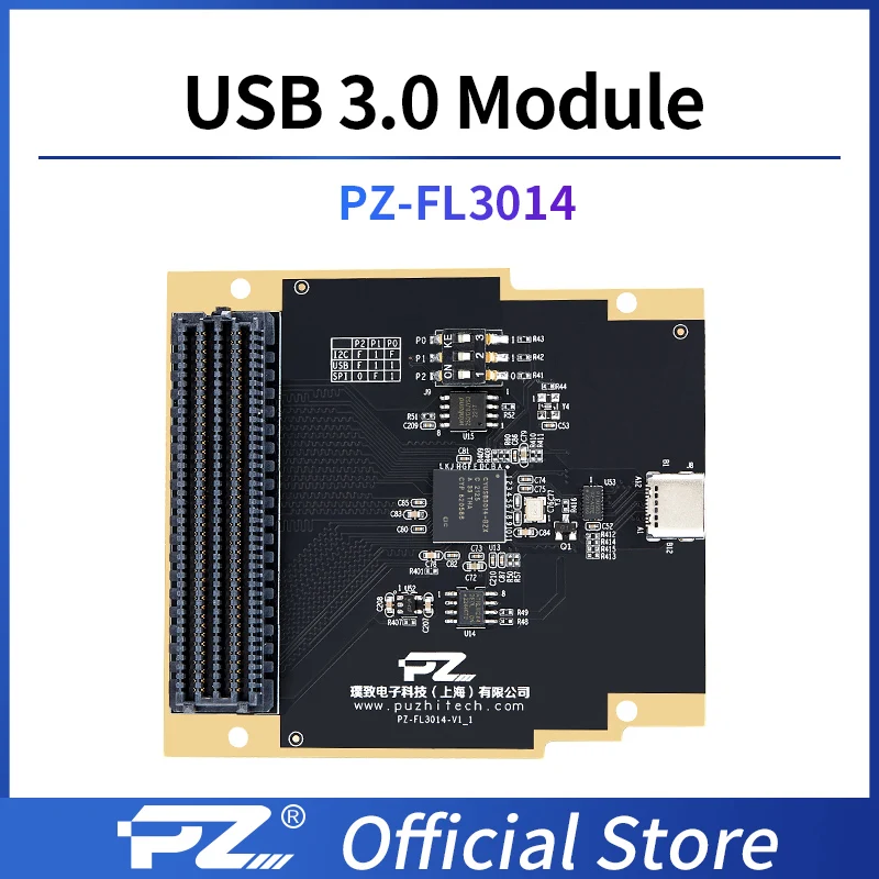 

PZ-3014 Puzhi FPGA USB3.0 Module CYUSB3014 ZYNQ KINTEX ultrascale