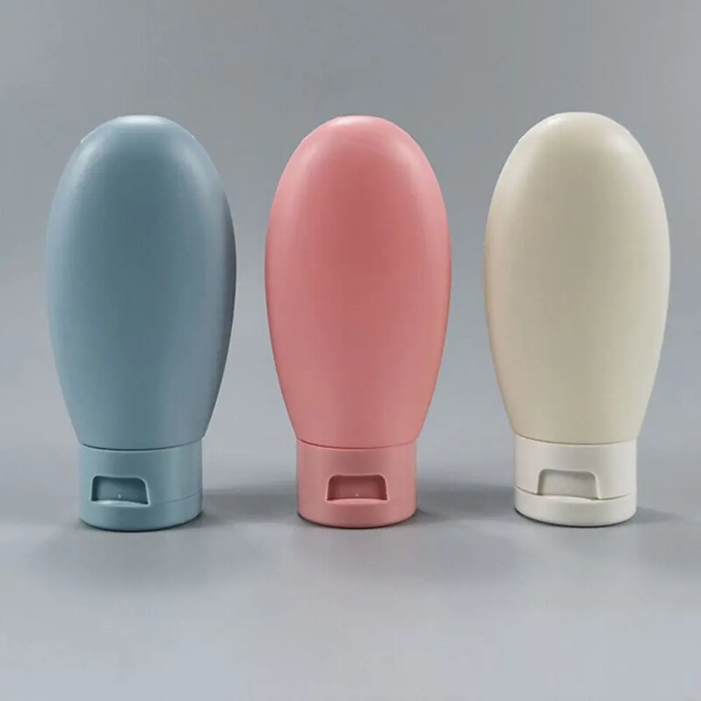 3Pcs/Set Nordic Style Squeeze Hotel Shampoo Dispensing Bottle Refillable Container Travel Bottle Portable