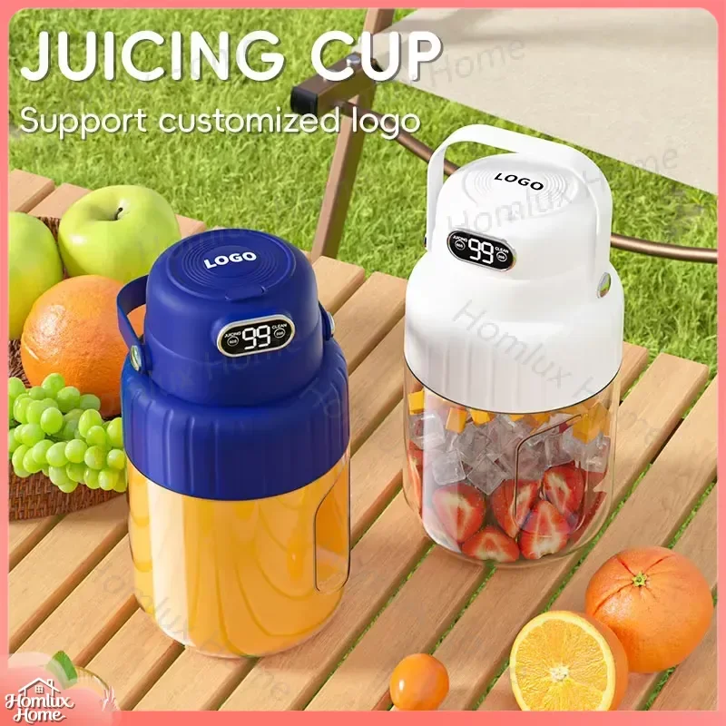 Portable Citrus Juicer USB Rechargeable Orange Lemon Squeezer Mini Blender Handheld Fruit Juice Extractor Press Cup