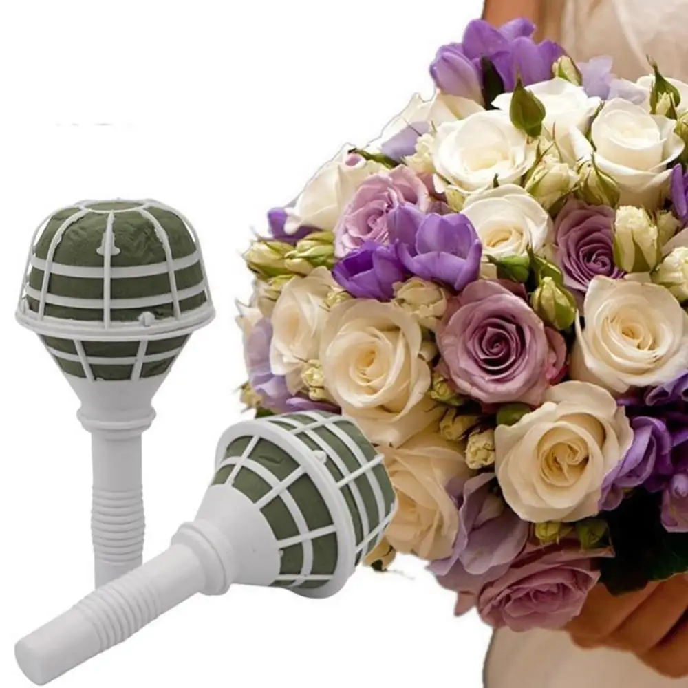 Flower Mud Bouquet Holder DIY Bridal Wedding Party Decoration Bouquet Foam Holder Wedding Bouquet Holder Base Flower Bracket