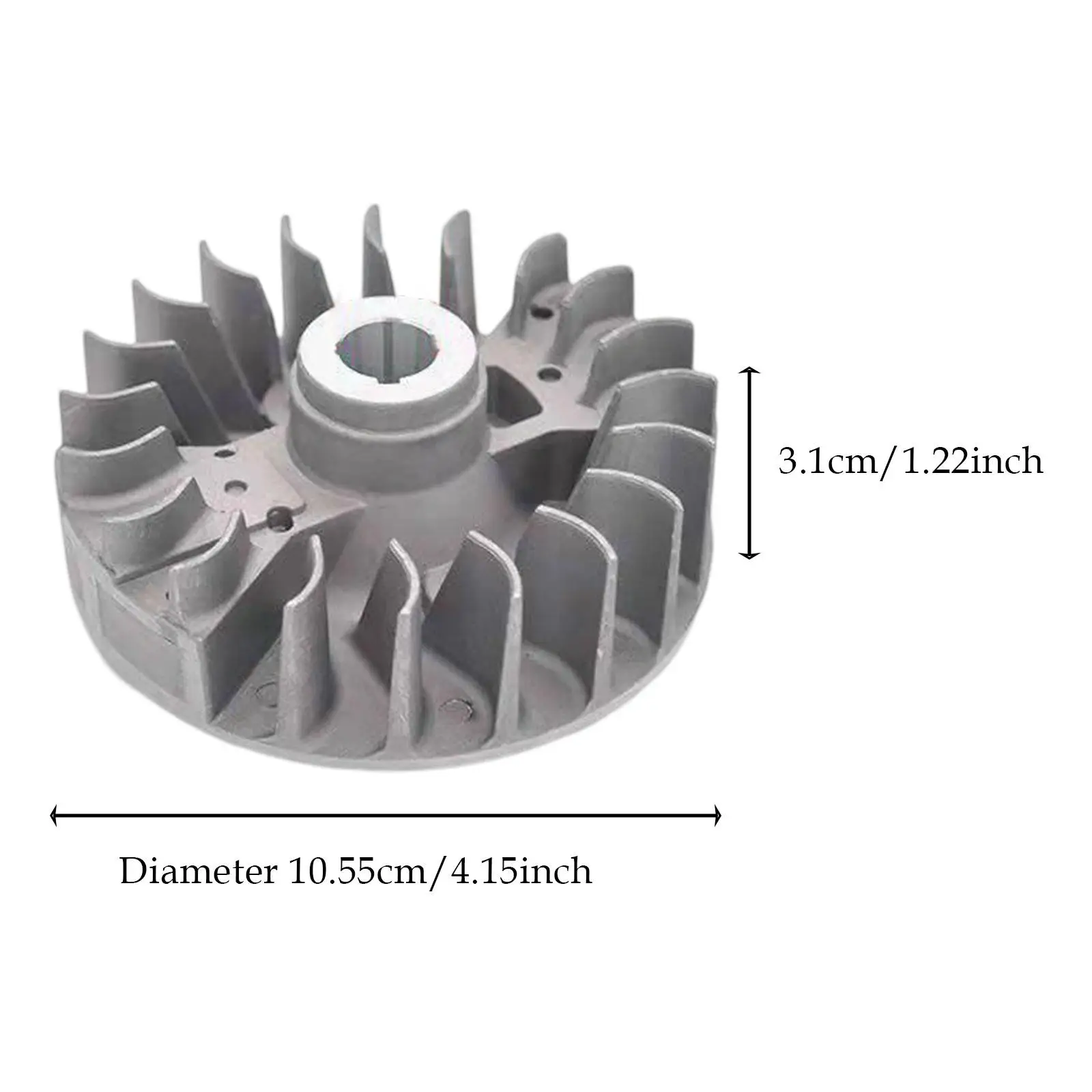 Grass Trimmer Flywheel Garden Tool Repair Aluminum Attachment Accessories Lawn Mower Flywheel Replacement Simple to Install