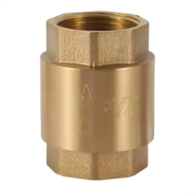M7DA Brass Female Thread Inline Spring Check Valves Replacement Single Way Connector Water Non Return Valves DN20/DN15