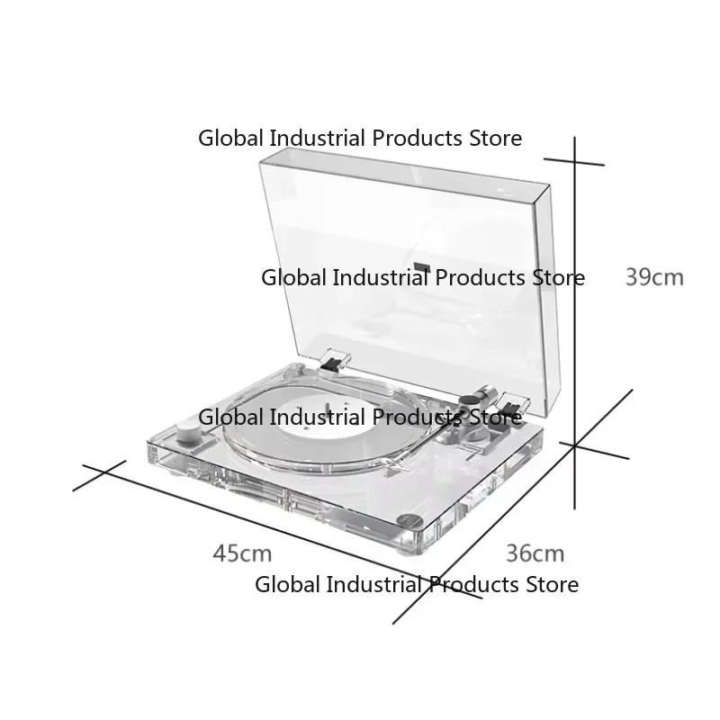 

Домашний Bluetooth-проигрыватель виниловых пластинок из прозрачного акрила со встроенными стереодинамиками для любителей музыки
