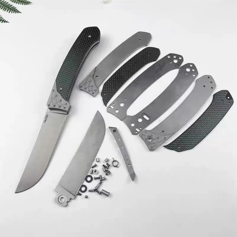 Mechanism Advanced Folding Knife - Unique colorful carbon fiber handle handy pocket knife diving fishing emergency rescue tool S