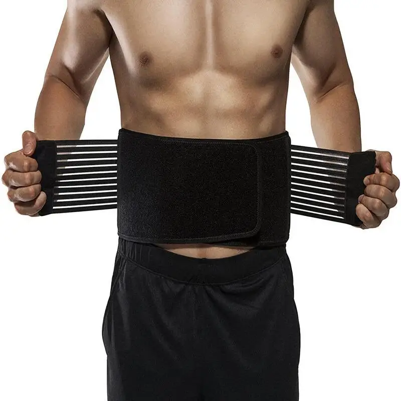 Lumbar Back Support Belt Dual Adjustable Waist Support Strap Lower Back Brace Orthopedic Corset for Sciatica Herniated Disc Pain