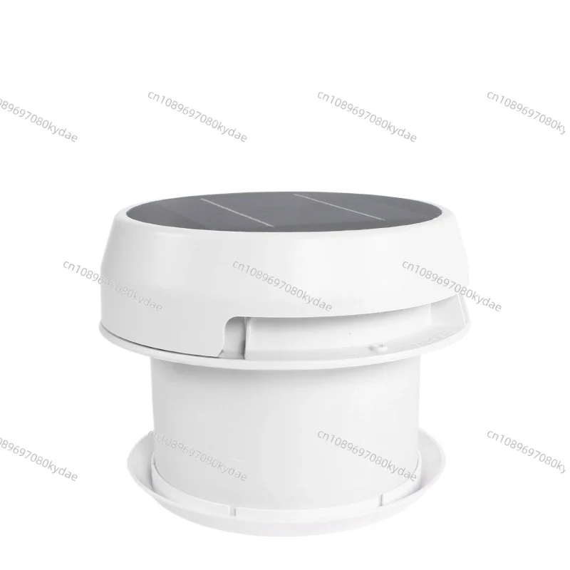 RV Mushroom Roof Vent Solar Powered Ventilation Fan with LED Light 12V Ceiling Exhaust System
