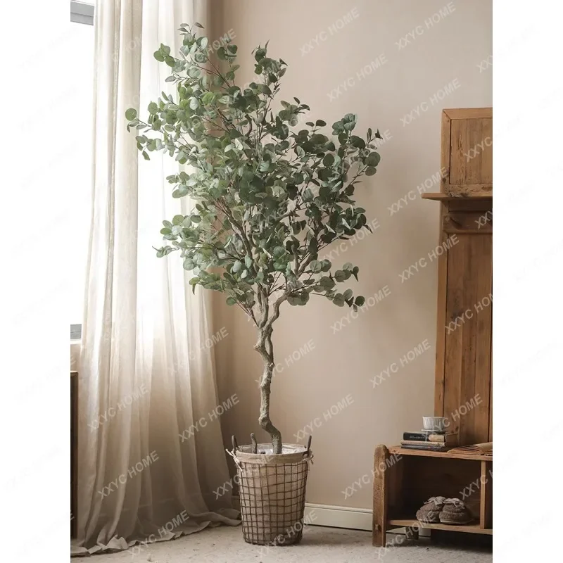 

Imitative Tree Green Plant Landscaping Decoration Fake Trees Large Plant Pot Living Room Floor