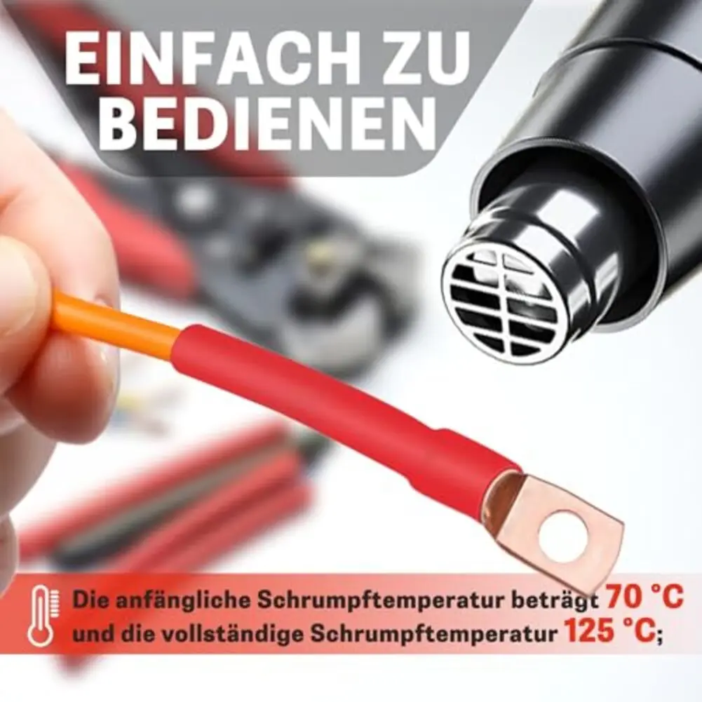 3 1 Ratio Heat Shrink Tubing Wire Harness Maintenance Flexible Insulation Double-walled Construction Waterproof Seal