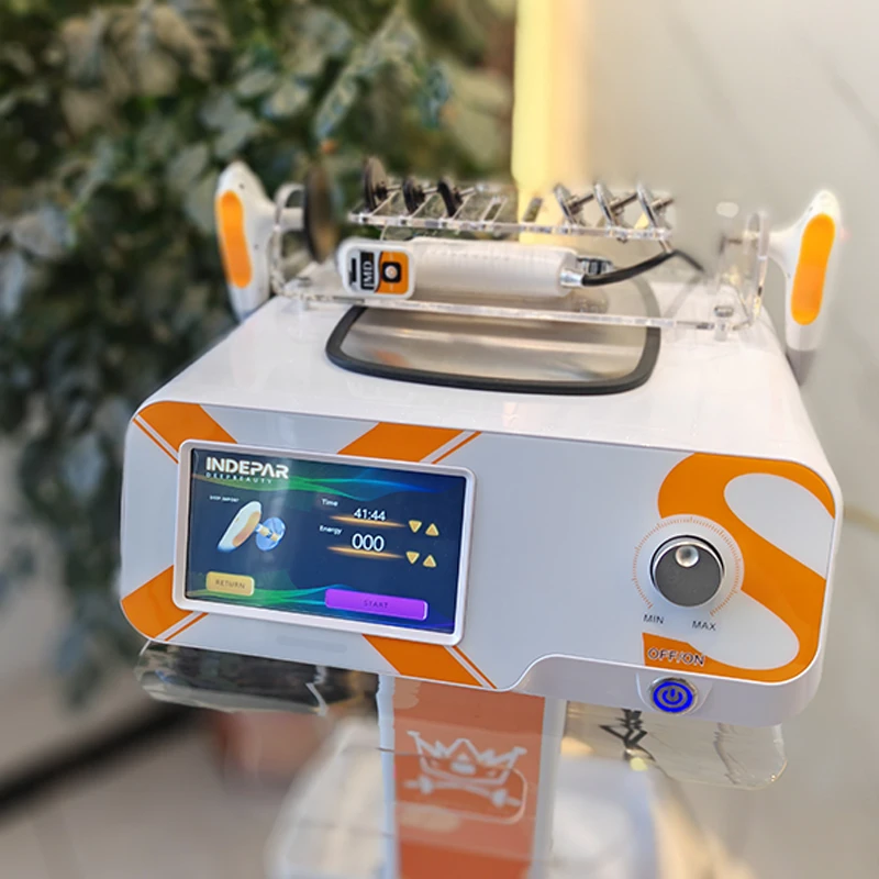 INDIBA فقدان الوزن Tecartherapy يخترق 12 سنتيمتر تحت 448 كيلو هرتز آلة Tecar الجلد نظام الرعاية الصحية العميقة آلة RET CET #4