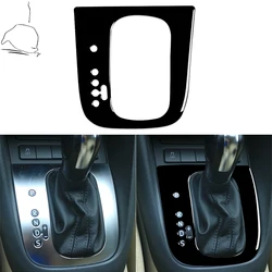 For Volkswagen Golf 6 Gti R MK6 2008-2012 Piano Black Gear Shift Panel Cover Trim Car Interior Decoration Accessories Sticker