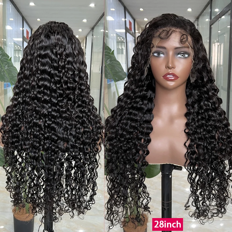 

Парик с фронтальной волной 13x4, невидимый HD-кружевной фронтальный парик, 100% натуральные вьетнамские необработанные человеческие волосы, предварительно снятая линия роста волос, HD-кружевной парик