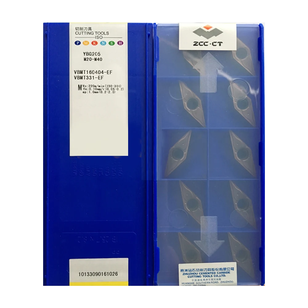 

HUAZHICHUN VBMT160404-EF YBG205 Carbide CNC Lathe Thread Turning Inserts For Thread Turning Toolholder