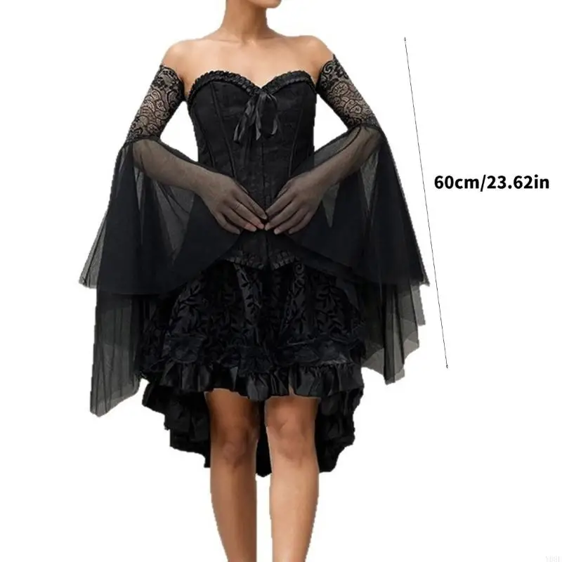 Tay áo ren thanh lịch bao gồm ARMWear for Women Trang phục và bữa tiệc chủ đề Y08E