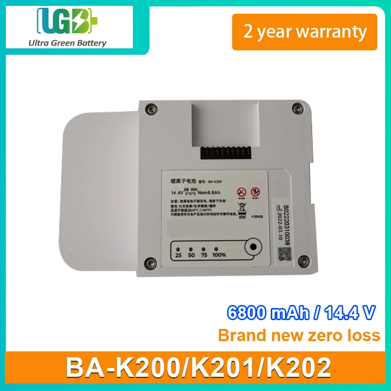 

UGB New battery For K/S BA-K200 BA-K201 BA-K202 Series battery 14.4V