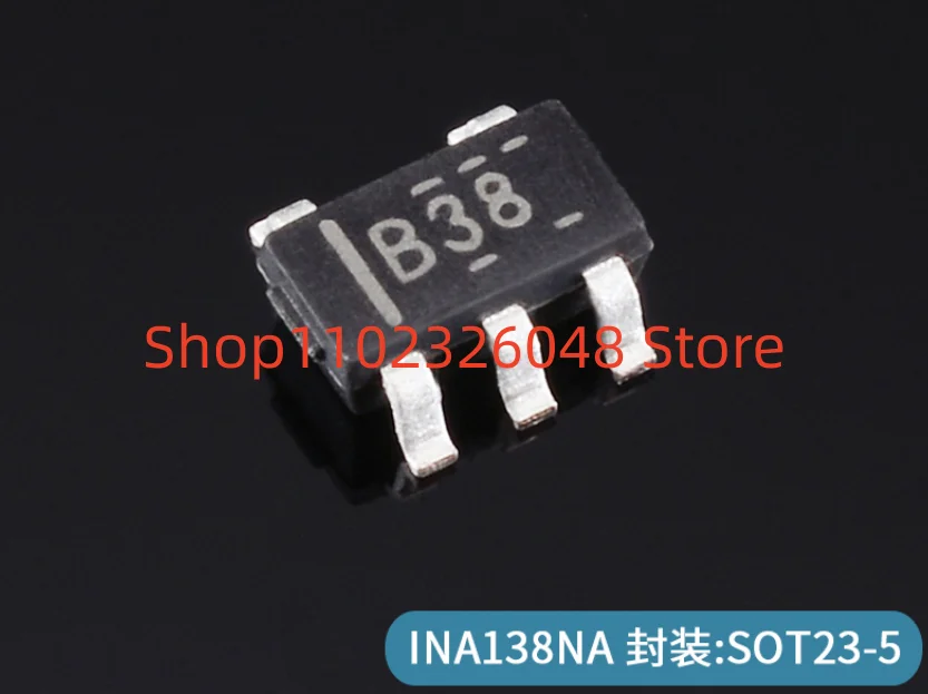 10PCS  INA138NA  B38  SOT23-5      IC CHIP