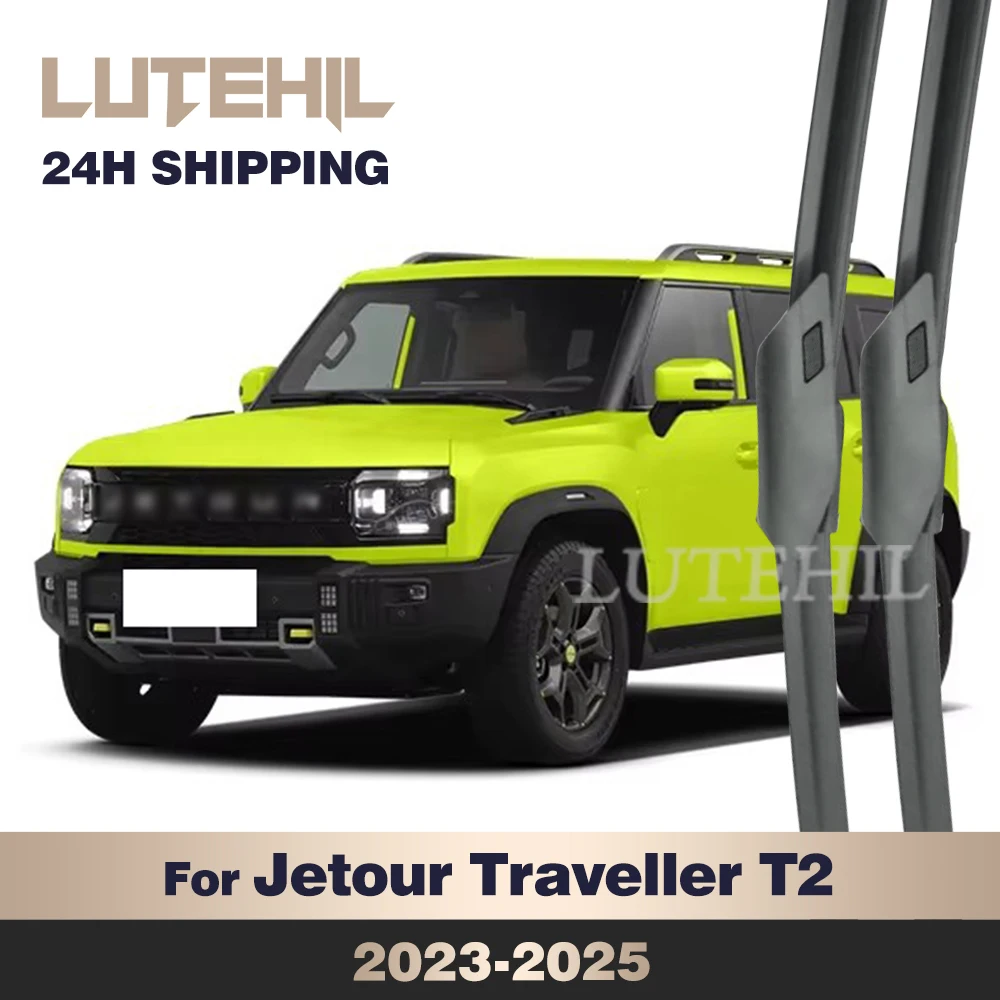 

For Jetour Traveller T2 2023-2025 2024 Wiper Front Wiper Blades Windshield Windscreen Window Brush 22"+21"