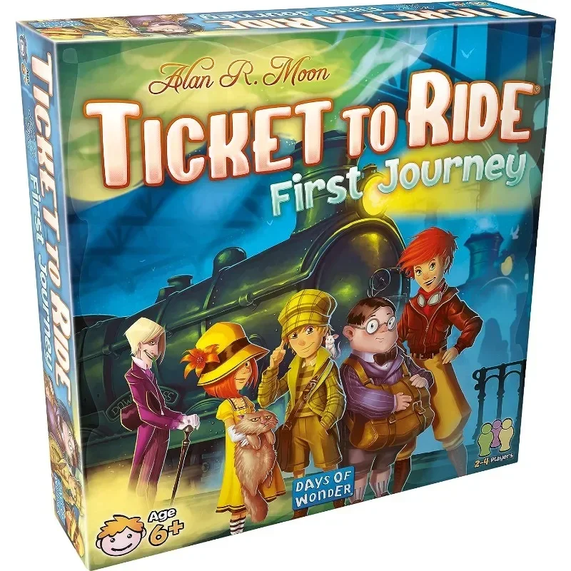 Ticket To Ride Series Euro First Journey USA Board Games English Family Friends Party Play Cards Game Plot Collection Toys Gifts