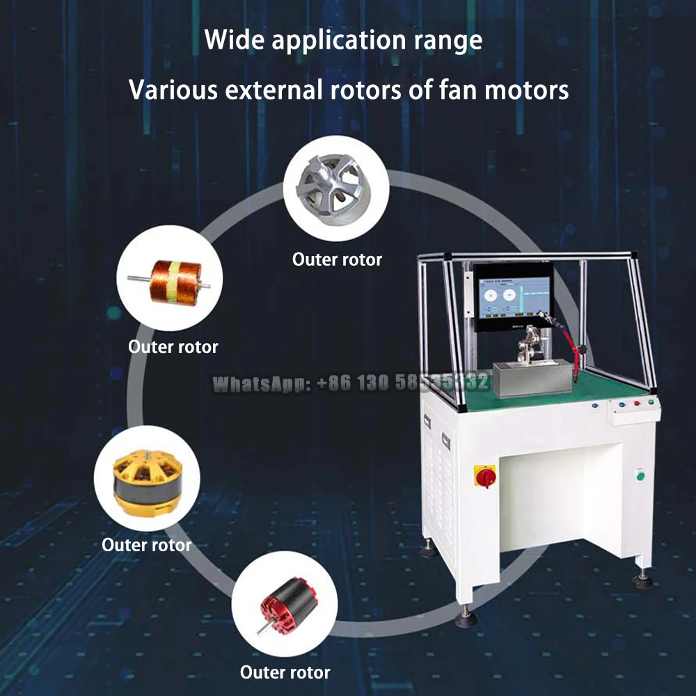 YDW-0.25DW عالية الدقة فرش السيارات الدوار آلة التوازن الديناميكي المحرك آلة التوازن الديناميكي