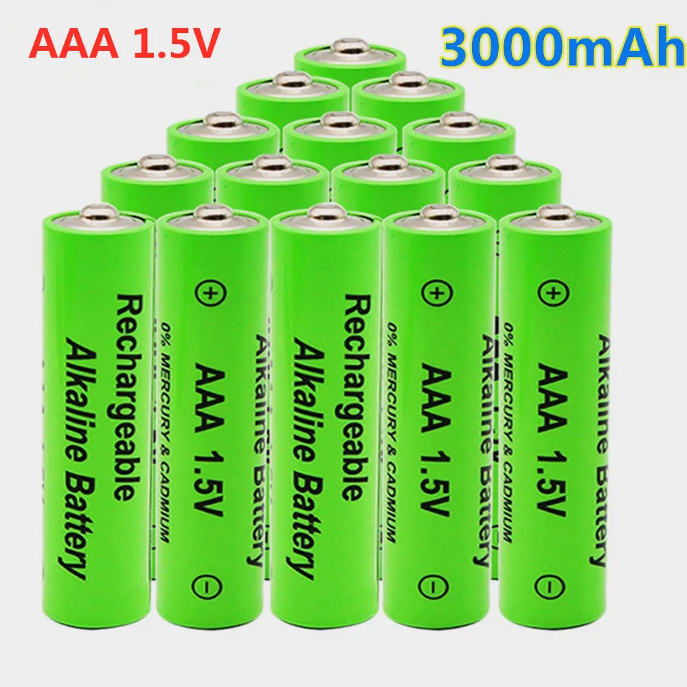 2023 1.5V AAA Battery 3000mAh Rechargeable Battery NI-MH 1.5 V AAA Battery for Clocks Mice Computers Toys So on