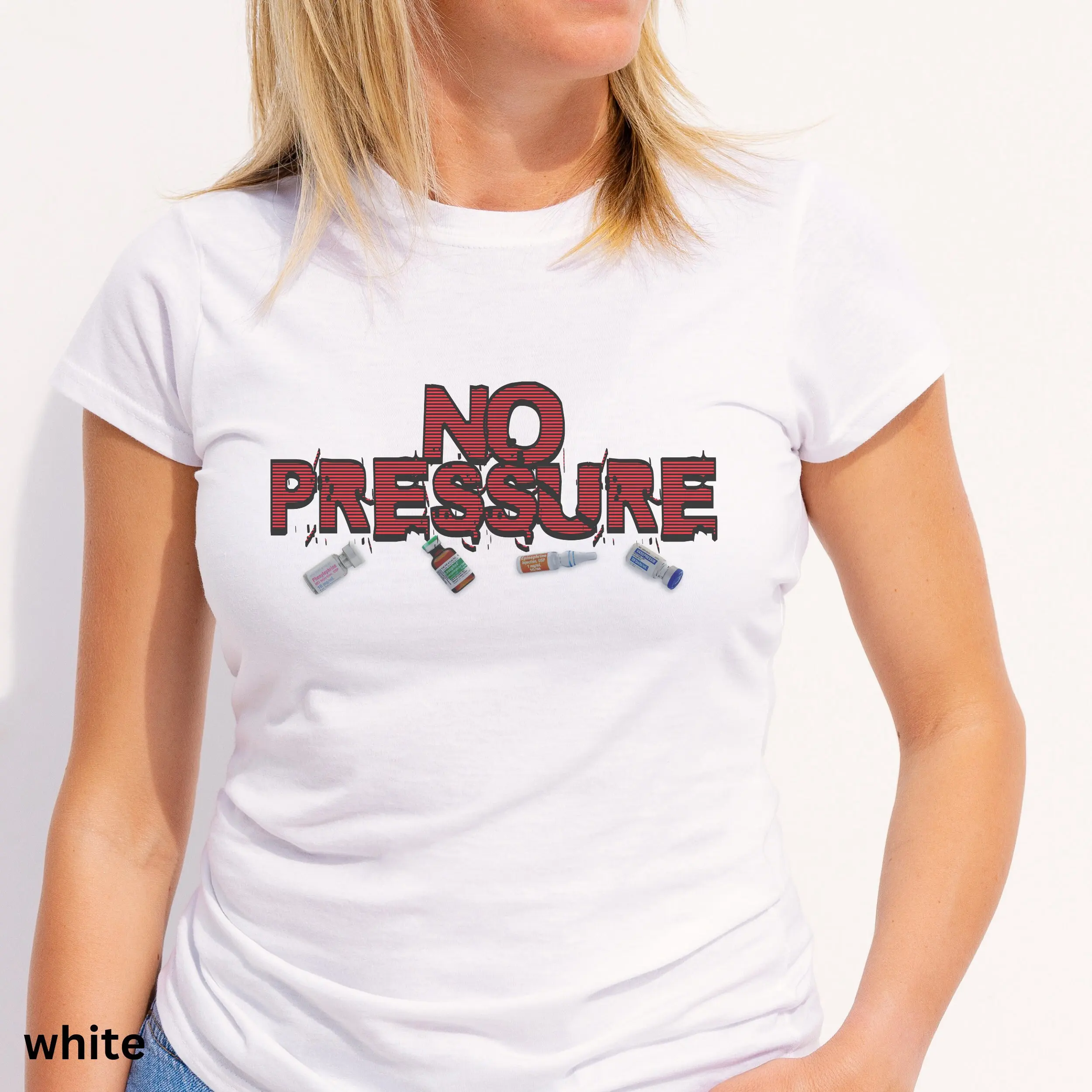 Vasopressor T Shirt Levophed Neosynephrine Epinephrine Vasopressin Intensive Critical Care Icu Cvicu Gift Registered Nurse Er