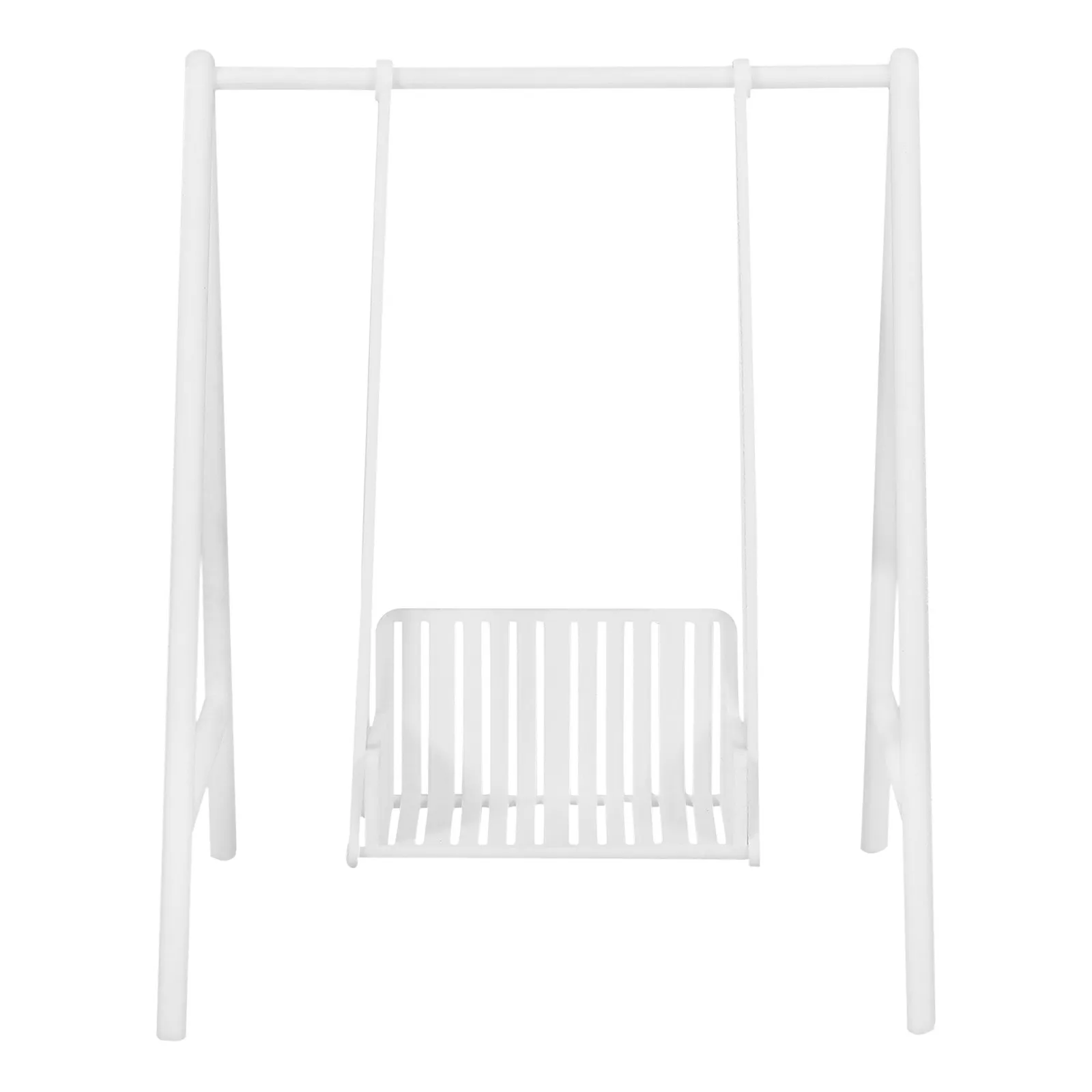 

Miniature Garden Swing 1:12 Scale Realistic Decor Prop for Dollhouse Settings Indoor Outdoor Scene Decoration Mini Furniture